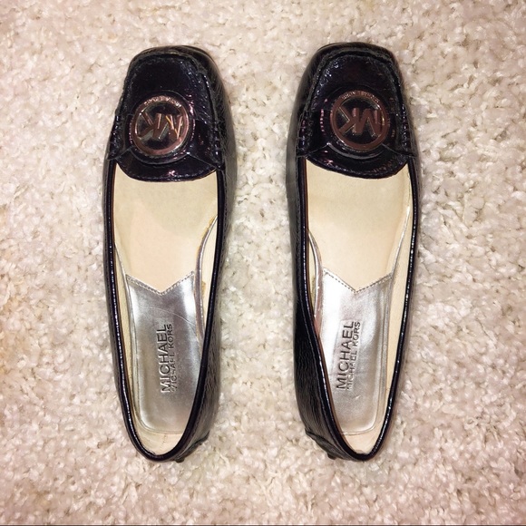 Michael Kors Shoes - Michael Kors Loafer Leather Flats size 6 purple